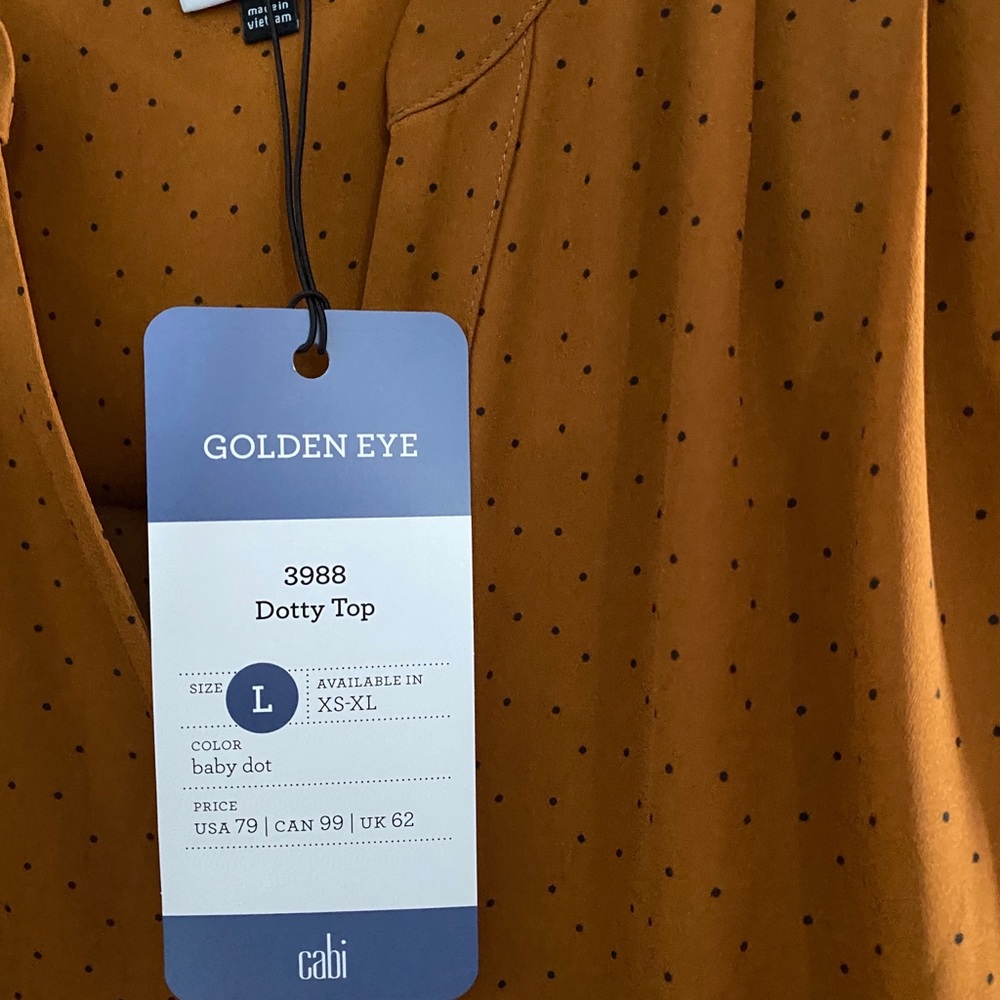 Cabi Dotty Top Sleeveless